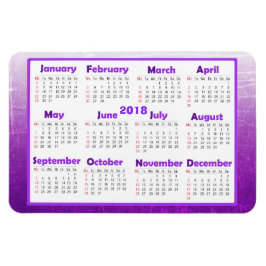 Imán Personalice este calendario de mini refrigerador d