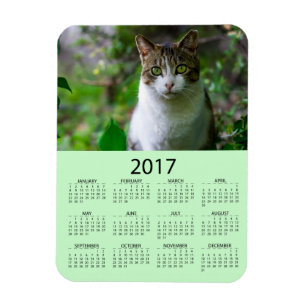 Imán Personalice este mini calendario de la foto 2017