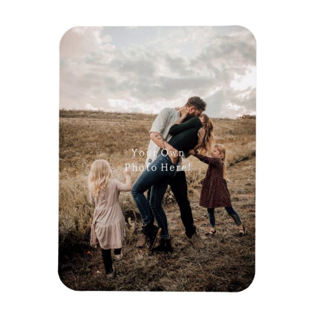 Imán Personalise Your Own Photo Flexi Magnet. (Vertical)