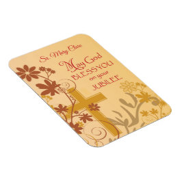 Imán Personaliza, Jubilee Aniversario Nun Cross, Swirls