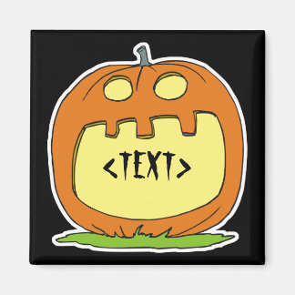 Imán Personaliza un Jack-O-Lantern, (a) 