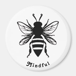 Imán Personalizable Bee Mindful Magnet