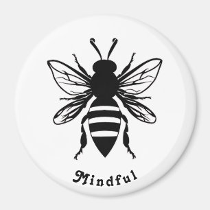 Imán Personalizable Bee Mindful Magnet
