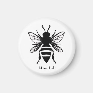 Imán Personalizable Bee Mindful Magnet