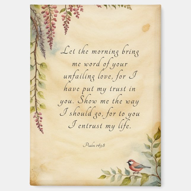 Imán Personalizable Biblia cristiana versus arte (Anverso)