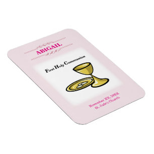 Imán Personalizable, Chica Cuerpo de Comunión y Sangre