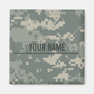 Imán Personalizable de camuflaje de la ACU del ejército