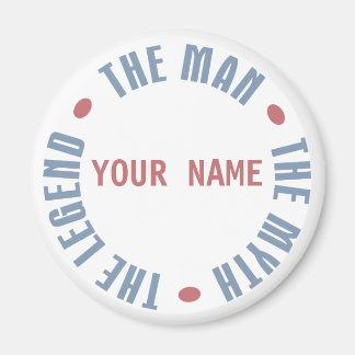 Imán Personalizable de la leyenda del mito del hombre