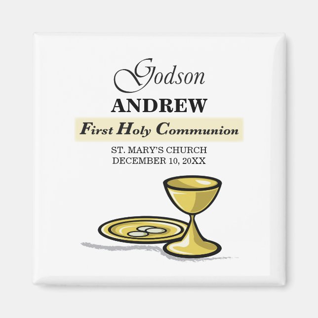 Imán Personalizable, Godson First Community Chalice (Frente)