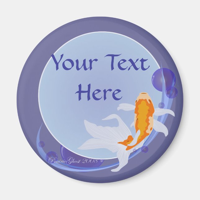 Imán Personalizable Goldfish Magnet 2 (Frente)