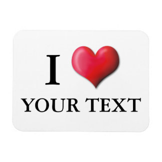Imán Personalizable I Heart Magnet 0005