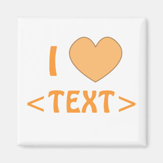 Imán Personalizable I Heart Magnet 0008