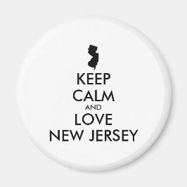 Imán Personalizable MANTENER LA CALMA Y AMAR A NUEVA JE