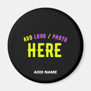 IMÁN PERSONALIZABLE MODERNO ESTILO NEGRO VERIFICADO MAR