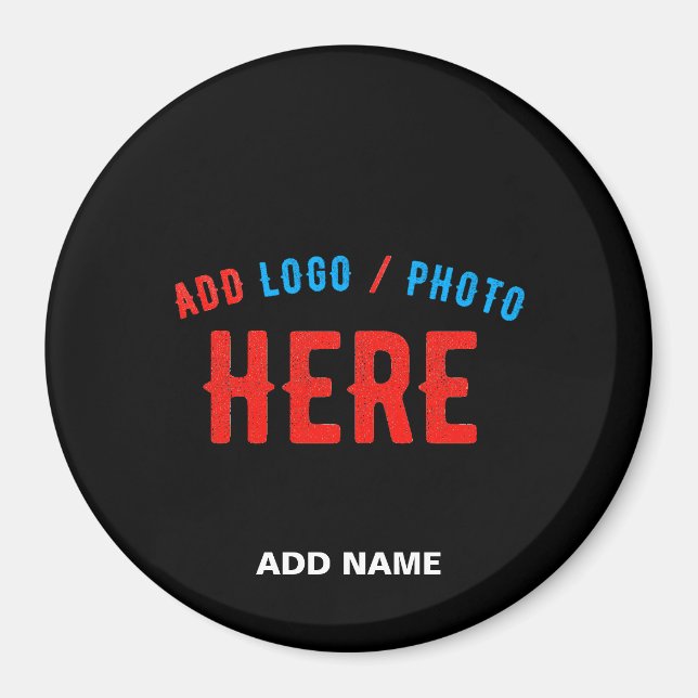 IMÁN PERSONALIZABLE MODERNO ESTILO NEGRO VERIFICADO MAR (Frente)