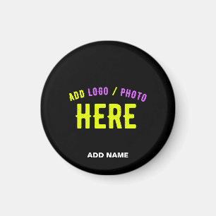 IMÁN PERSONALIZABLE MODERNO ESTILO NEGRO VERIFICADO MAR