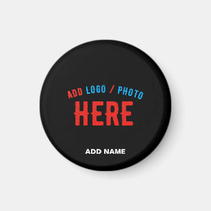 IMÁN PERSONALIZABLE MODERNO ESTILO NEGRO VERIFICADO MAR