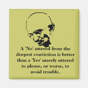Imán Personalizable Mohandas Gandhi