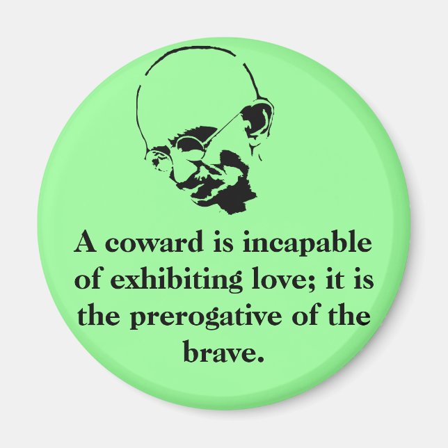 Imán Personalizable Mohandas Gandhi (Frente)