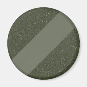 Imán Personalizable Moss Green Stripe Magnet