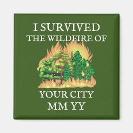 Imán Personalizable sobreviví al incendio