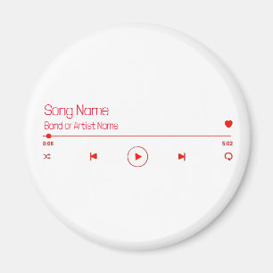 Imán Personalizable tu música favorita