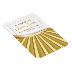 Imán Personalización, aniversario de oro de la vida re