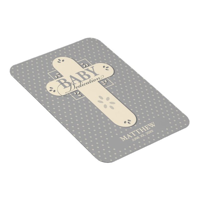Imán Personalización, Crema de dedicación para bebés y  (Lado Derecho)