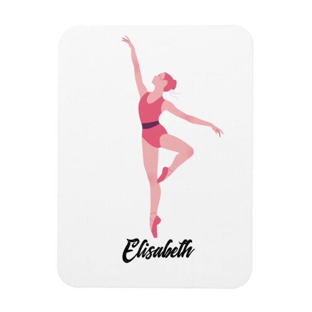 Imán Personalización de bailarinas (Vertical)