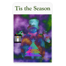 Imán Personalización de "Hombre de Nieve caprichoso" 4