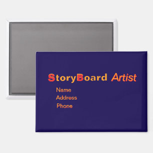 Imán Personalización de la publicidad StoryBoard Artist