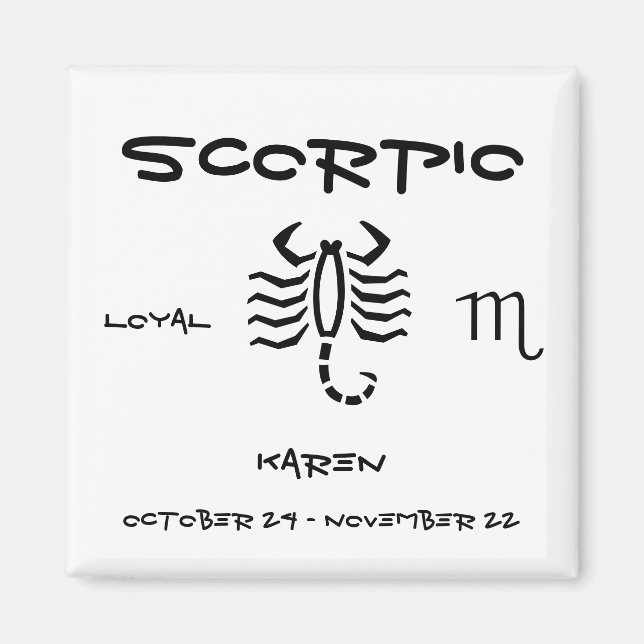 Imán Personalización de Scorpio (Frente)