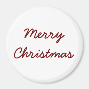 Imán personalizado agregar sus navidades de texto