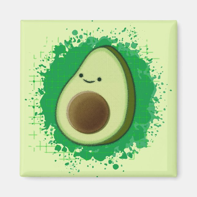 Imán Personalizado aguacate (Frente)