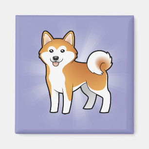 Imán Personalizado Akita Inu / Shiba Inu
