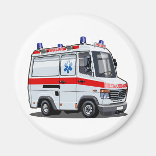 Imán Personalizado Ambulance Car
