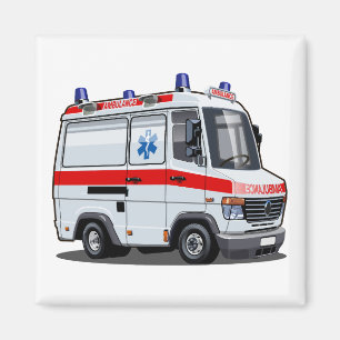 Imán Personalizado Ambulance Car