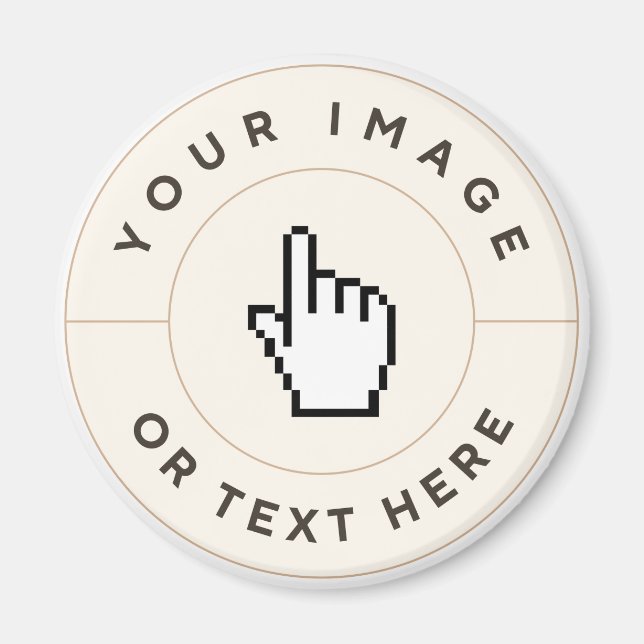 Imán - Personalizado (añadir imagen/texto) (Frente)