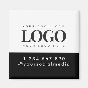 Imán personalizado Añadir logotipo comercial y med