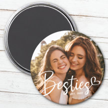 Personalizado año Bestis BFF Foto de escritura mod