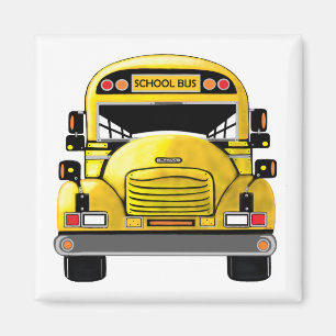 Imán personalizado autobús escolar