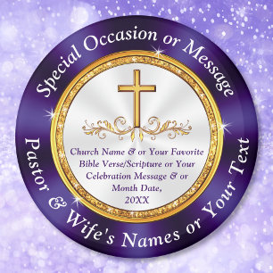 Imán Personalizado barato, ideas de regalo de la iglesi