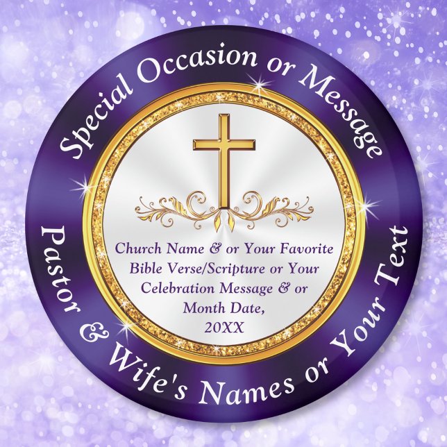 Imán Personalizado barato, ideas de regalo de la iglesi (Church Magnets. Personalized Church Party Favors. Cheap gifts for church members. Church anniversary)