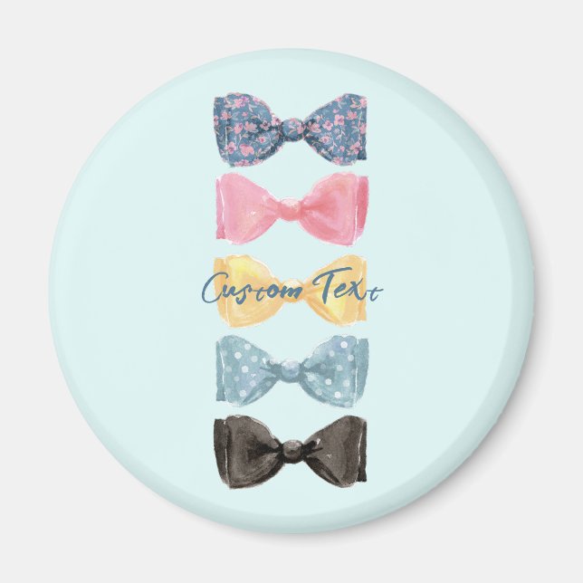 Imán Personalizado Bow Ties (Frente)
