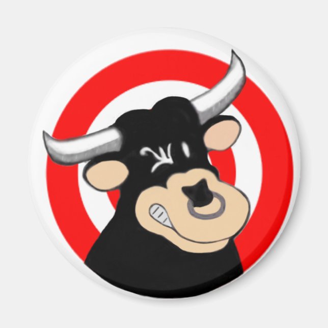 Imán Personalizado Bull BullsEYE (Frente)