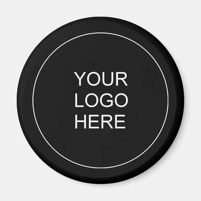 Imán Personalizado Business Company Logo Añadir plantil (Frente)