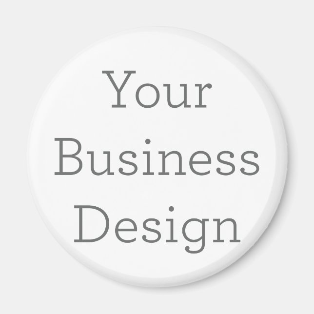 Estándar: 5,7 cm Circular Imán (Frente)