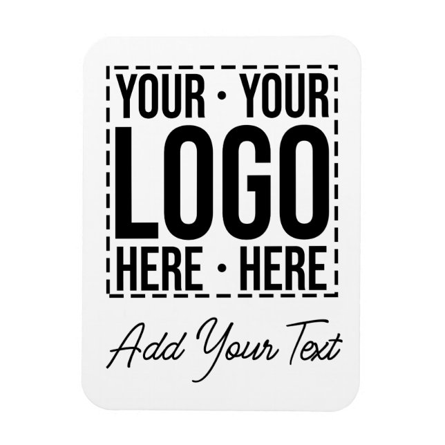 Imán Personalizado Business Logo Empresa Corporativa Gu (Vertical)