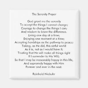 Imán Personalizado canción de oración mensaje de cita i