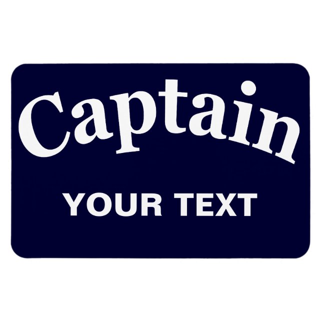 IMÁN PERSONALIZADO CAPTAIN (Horizontal)